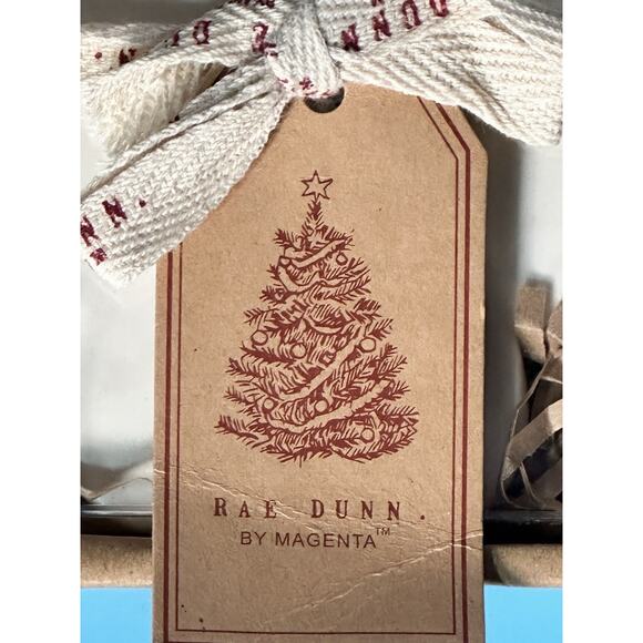 Rae Dunn By Magenta Set of 3 Ceramic Christmas Ornaments Bestie, BFF, Good Dog - Picture 3 of 3